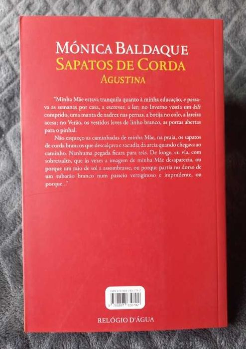 Sapatos de Corda; Agustina - Mónica Baldaque