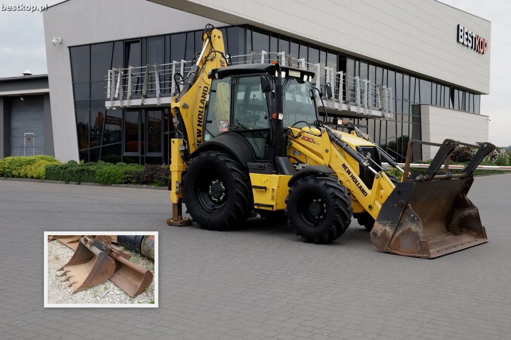 New Holland B100C  | 2020r | TYLKO 1660mth | Powershift | Ride Control | 3 łyżki | Klima