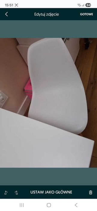 Stoliczek i krzesełka komplet mebli