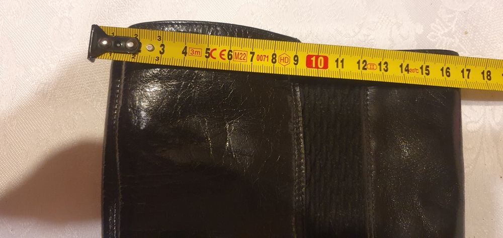 Wysokie czarne kozaki na szpilce 38 przed zakupem przeczytaj opis