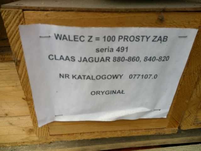Walec gniotownika ORYGINAŁ Claas Jaguar 840 860 880 WYPRZEDAŻ CENA BRUTTO