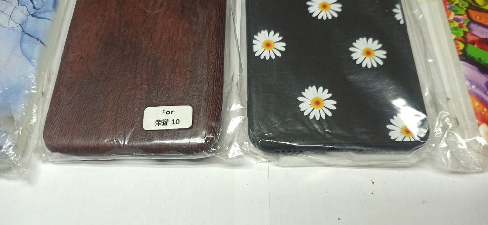 Лот новых чехлов (4 шт): Redmi Note 10/10S, Huawei Honor 10, Honor 8A