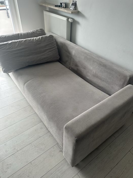 kanapa rozkladana szara 230 cm