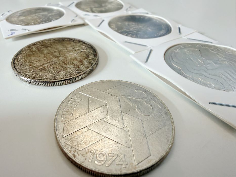 Lote de 6 Variadas Moedas de Prata Portuguesas