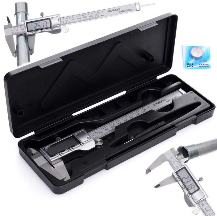 Suwmiarka elektroniczna  wyświetlacz LCD 0-150 mm + Etui