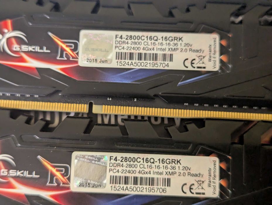 G.Skill DDR4 16GB (4X4GB) Samsung B-die