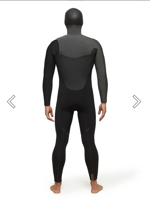 Wetsuit Deeply man explorer-frost 6-5 chest-zip black