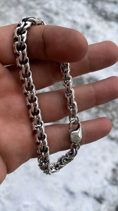 Срібний браслет 30г чоловічий, мужской серебряный браслет 925