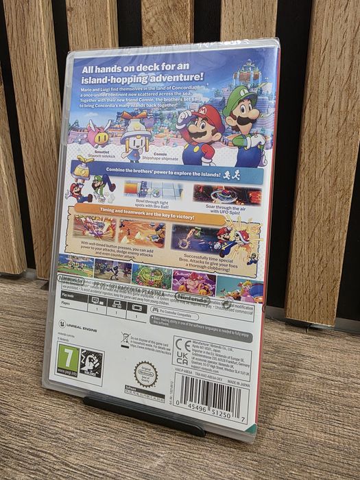 Nowa, zafoliowana Mario & Luigi Brothership Nintendo Switch