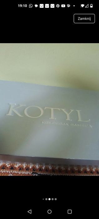 Czarne szpilki firmy Kotyl rozmiar 38