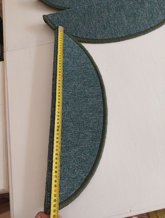 Nakładki Dywaniki na stopnie schodów 4 sztuk 17x55cm nowe zielone