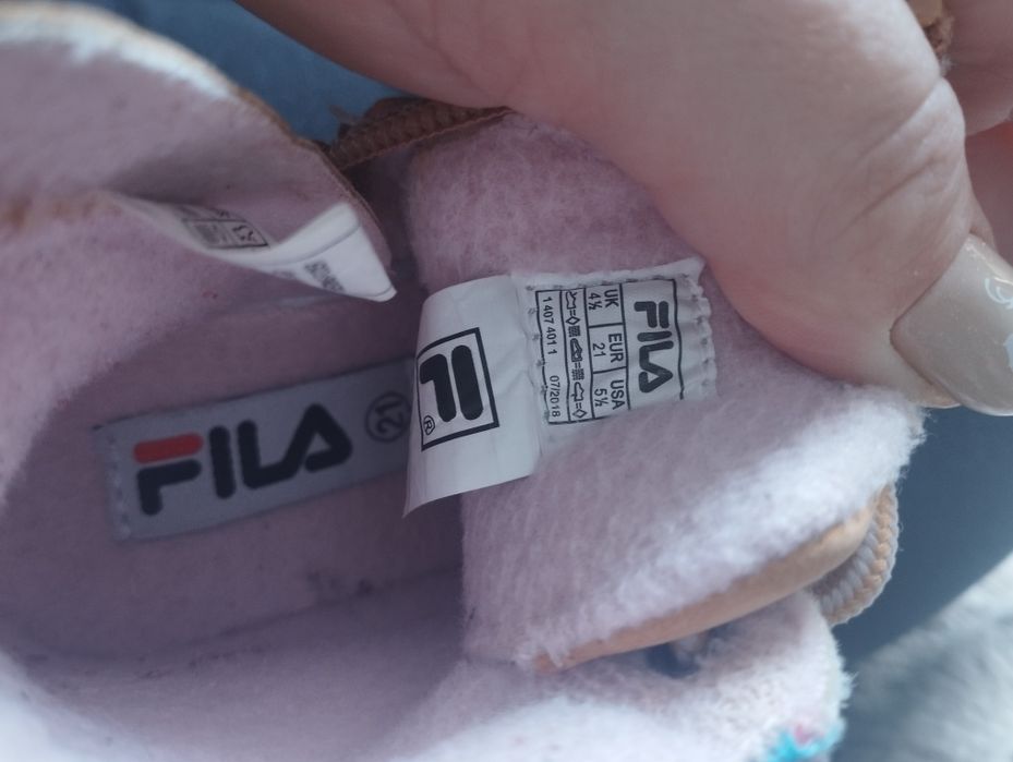 Черевики  Fila 21 розмір