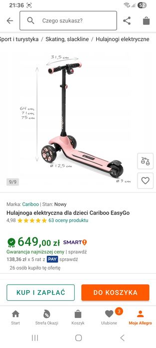 Hulajnoga elektryczna