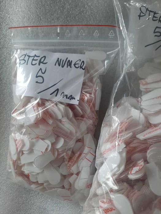 Stery do woblerów WZÓR nr. 5 z 1 mm  poliwęglanu 50 szt. czytaj