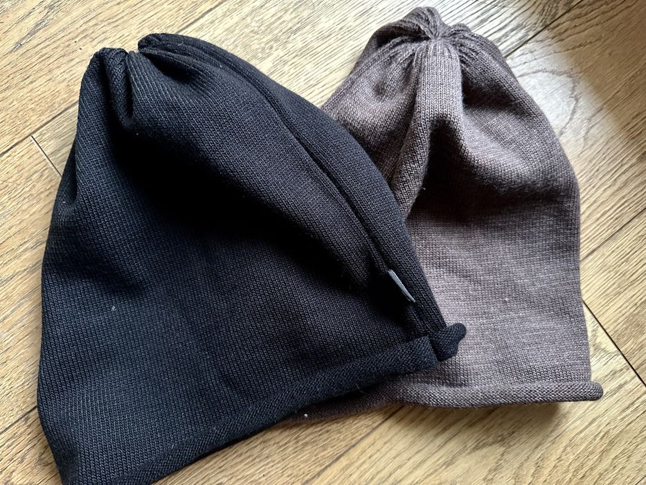 Czapka nowa damska gładka wełna beanie