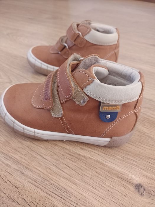 Buty ze skóry naturalnej do kostki r.22 memo