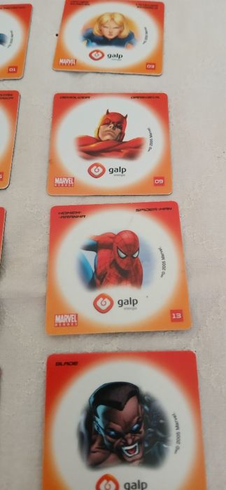 Cromos Holográficos  - Heróis da Marvel