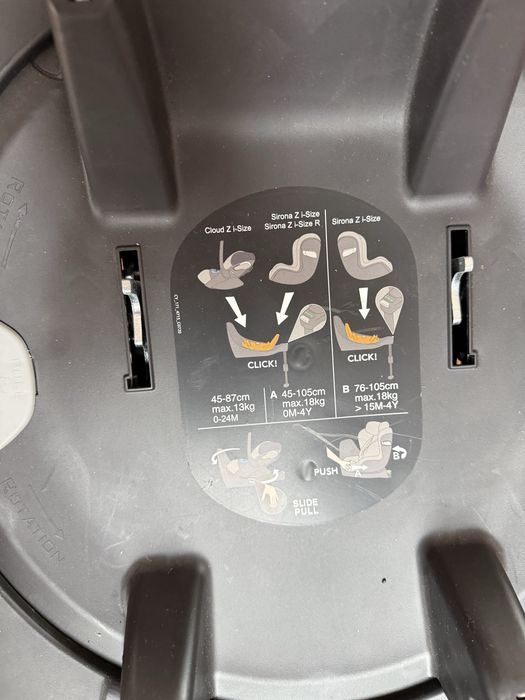 Cybex Cloud Z i-Fix Autumn Gold + baza ISOFIX 360° – stan bardzo dobry