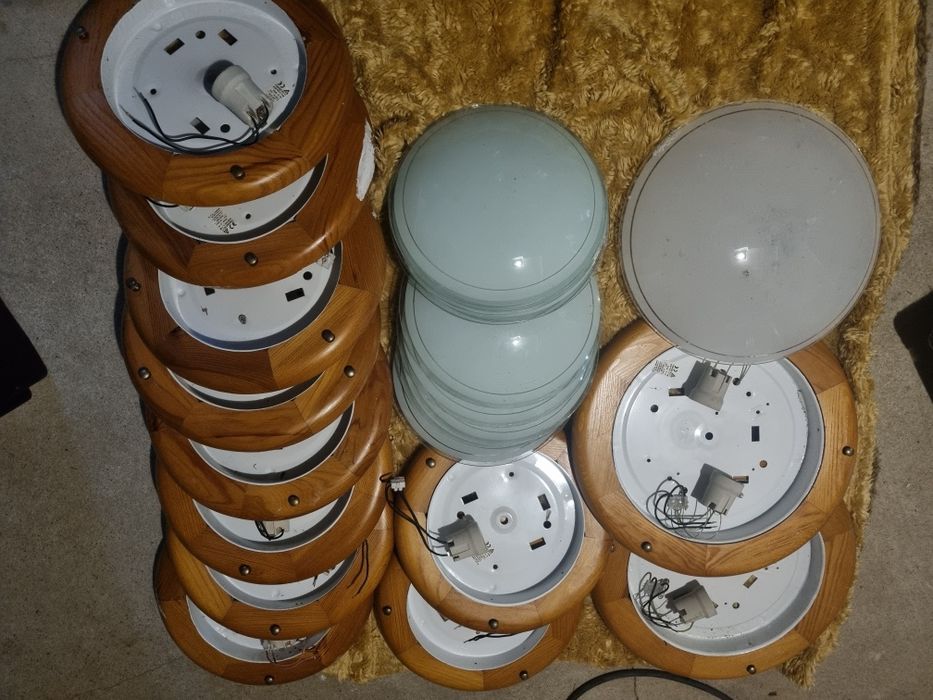 Plafony, lampy 10szt małe + 1 szt duży gratis - CENA ZA CAŁOŚĆ