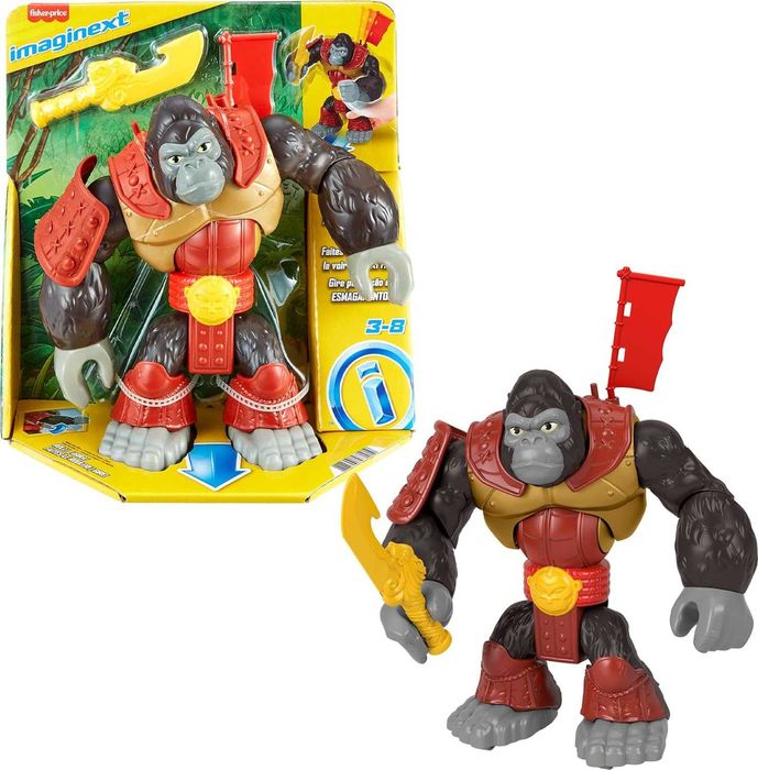 Фігурка солдата Горили Silverback Gorilla Smash.Fisher-Price Imaginext