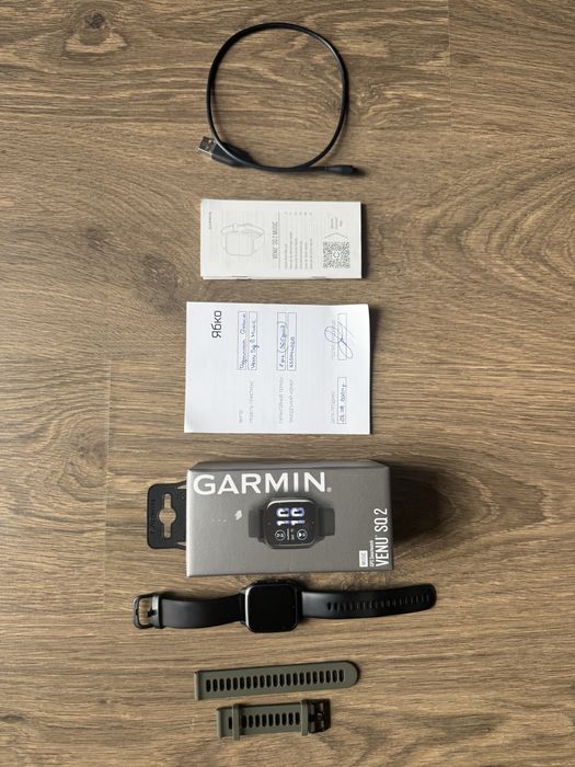 Garmin Venu Sq 2 Music Edition, хороший стан, повний комплект + запасний ремінець