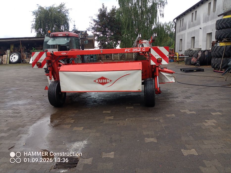 Kosiarka ciagana kuhn FC 352 G polzawieszana