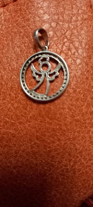 Срібна  підвіска Ангел