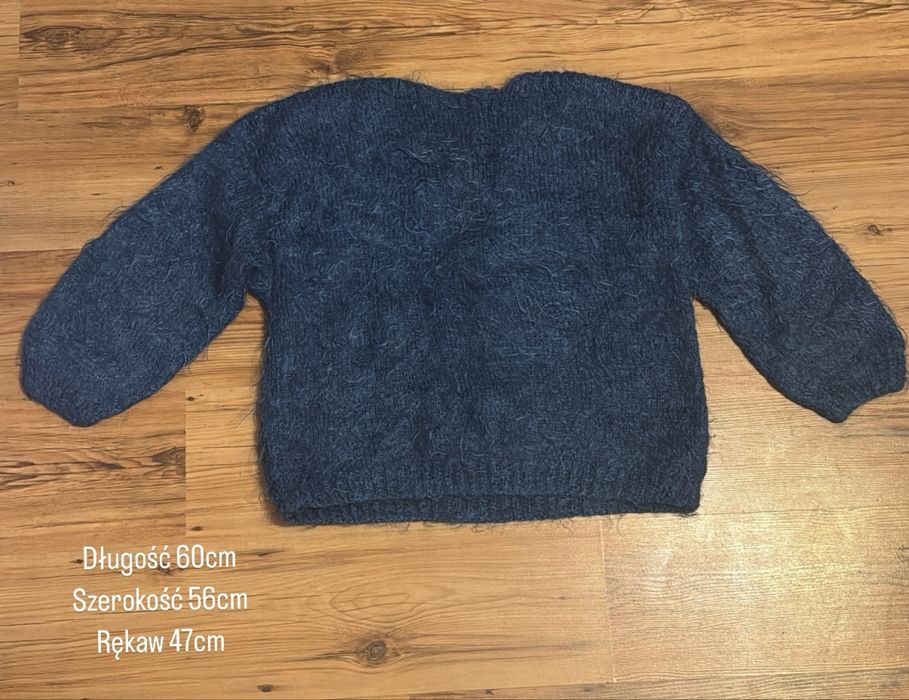 Vintage sweter lata 80 uniwersalny ciepły