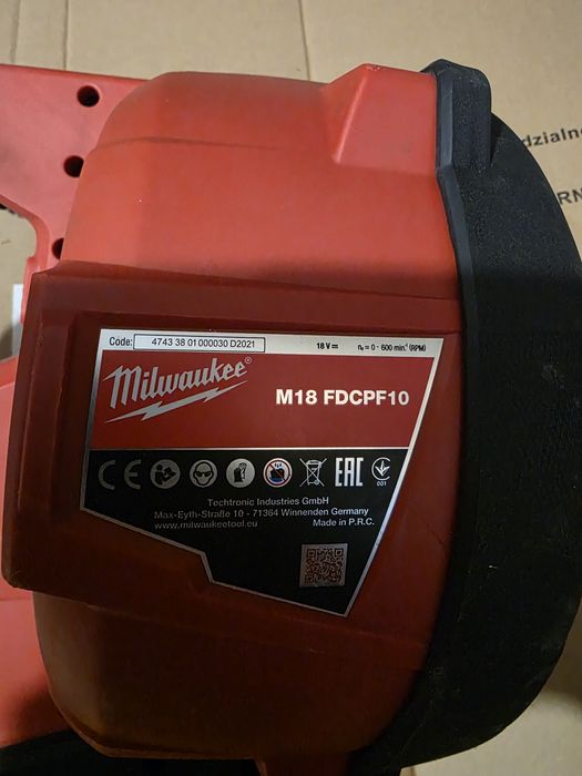 Przepychacz do rur milwaukee fdcpf 18v