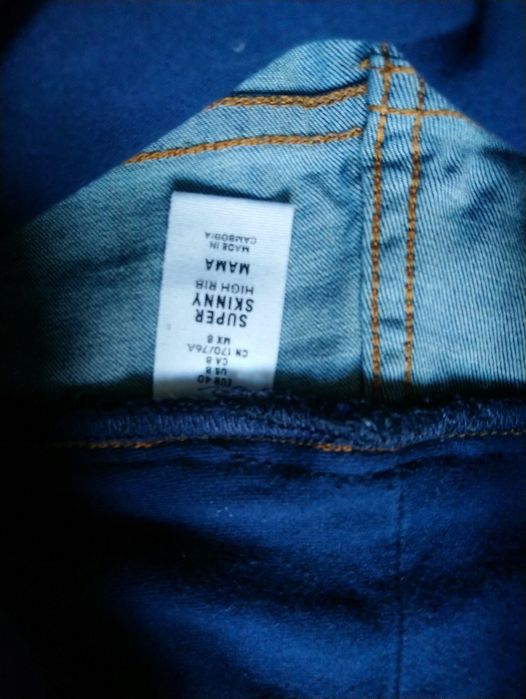 Джинси для вагітних H&M Mama EUR 40 розмір літні