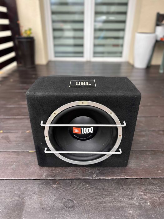 Subwoofer JBL 1000 wat + wzmacniacz MAC AUDIO 1100 wat