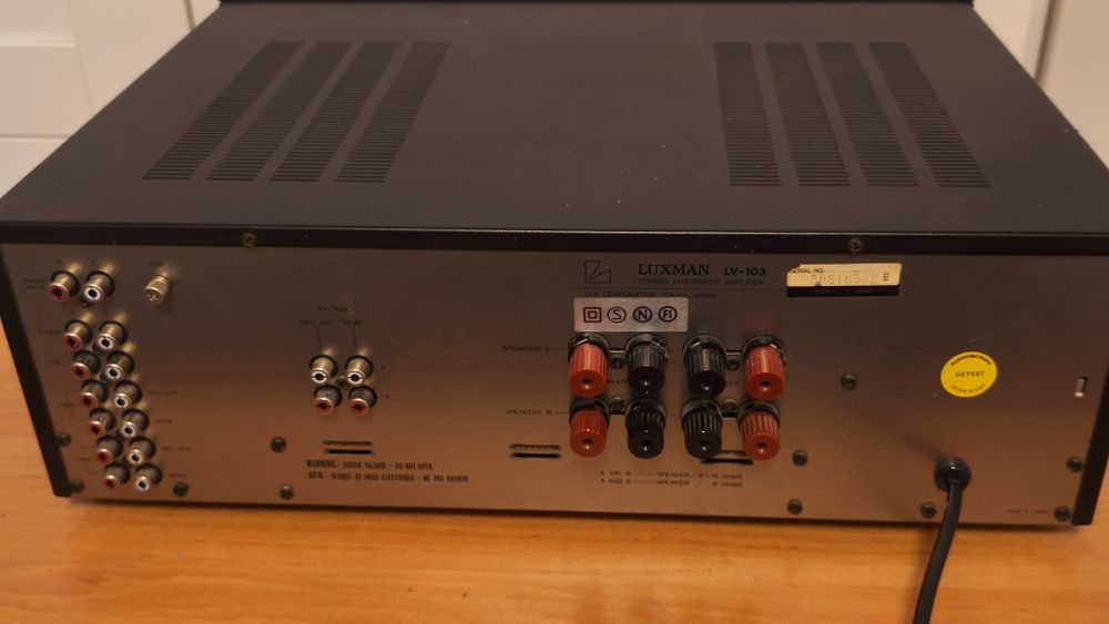 Luxman LV-103 гибридный усилитель,лампово-транзисторний.
