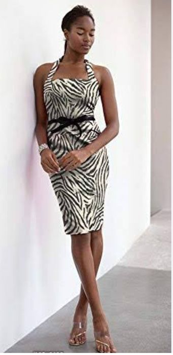 Przepiękna sukienka zebra rL/XL
