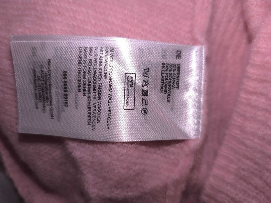 Светр Марко Поло рожевий S