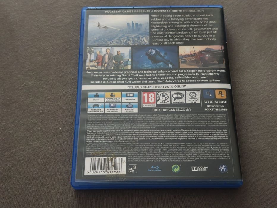 GTA V na PlayStation 4.. PS4.. po polsku + mapa