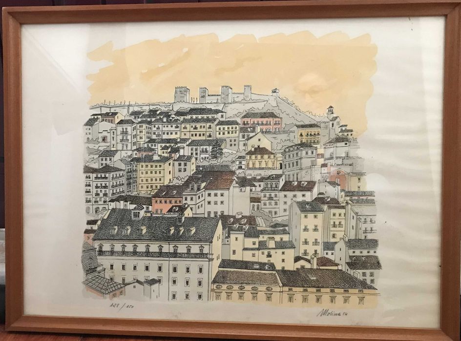 Serigrafia Molina 84 - Lisboa  128/150 medidas 50 x 70