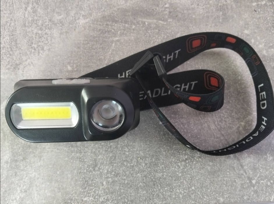 Нові Ліхтарики налобний з датчиком руху, 18650, ліхтарик на батарейках