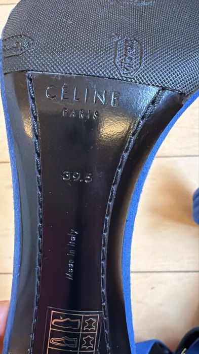 Туфлі-босоніжки Celine Сині (Оригінал)