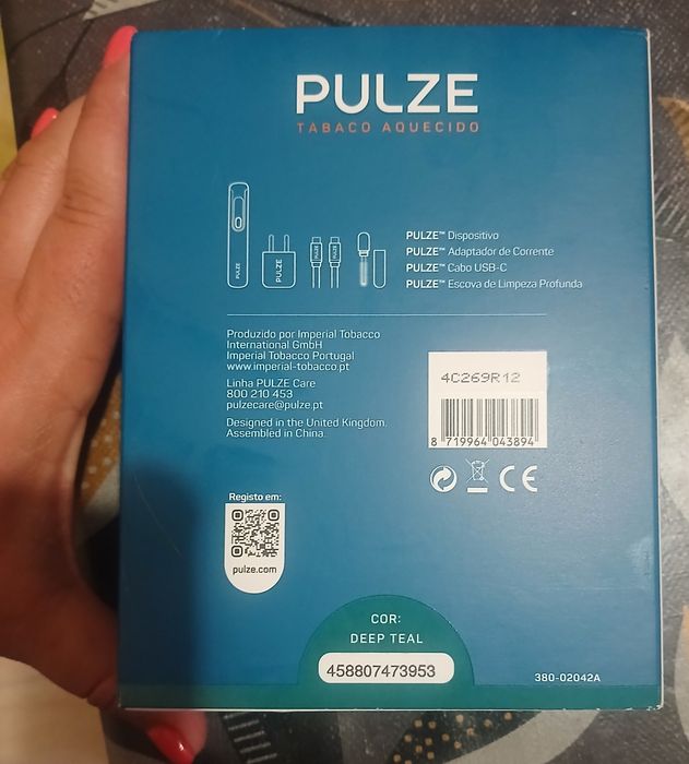 Máquina de tabaco aquecido pulze nova