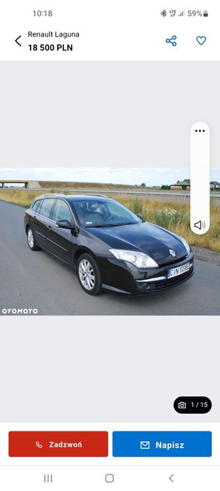 Renault laguna 3 kombi 2.0dci