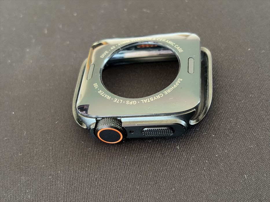 Protecao em metal para Apple watch 45mm para series 9/8/7