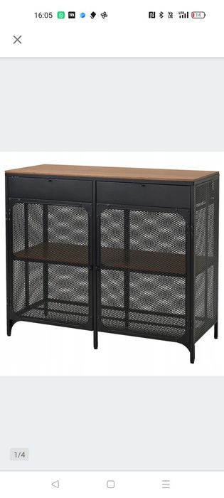 Kredens / komoda IKEA FJALLBO czarny