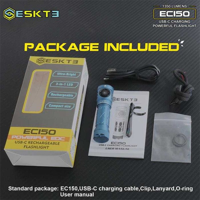 EDC Ліхтарик / фонарик  Skilhunt  EC150