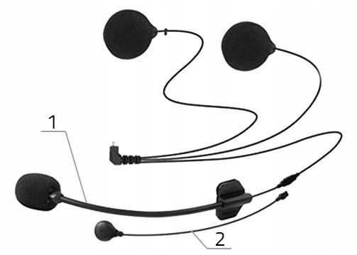 INTERKOM MOTOCYKLOWY KY-PRO dla 6 OSÓB bluetooth kask język polski PL