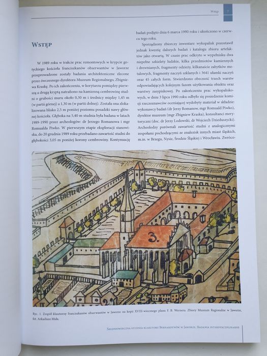 Średniowieczna studnia Klasztoru Bernardynów w Jaworze Jawor Badania