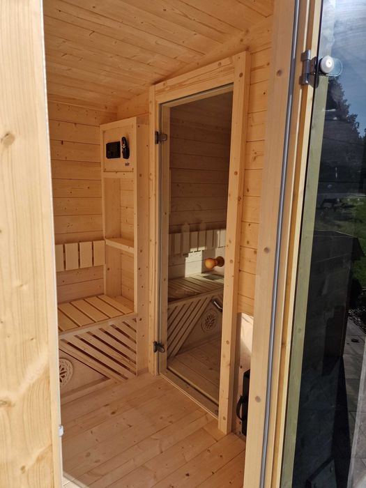 Sauna ogrodowa domek Piec na drewno od SAuN Biecz