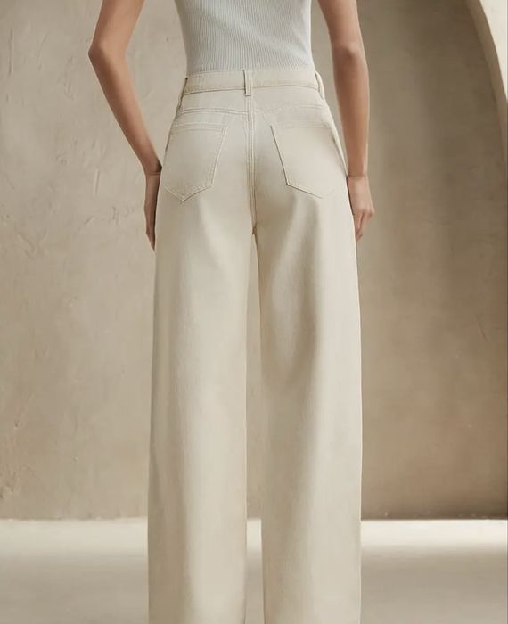 Джинси зі стразами бежеві