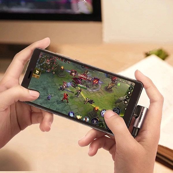 Kabel Ugreen Us323 kątowy Usb-c - Usb-c Pd Qc Scp 3a 480Mb/s 1m - szar