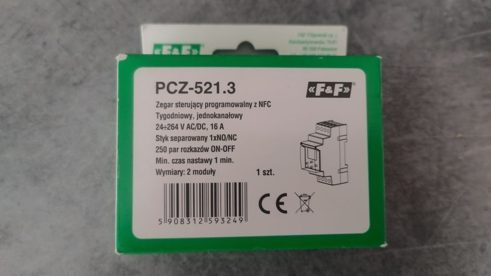 zegar sterujący PCZ-521.3 NFC