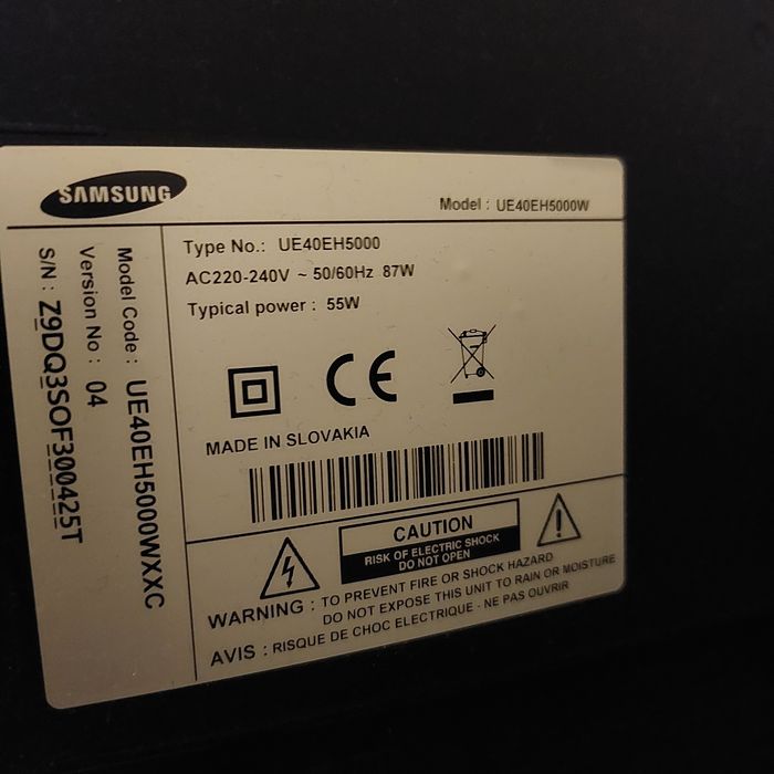Tv samsung UE40EH5000